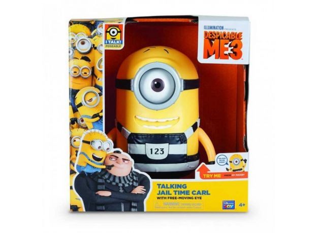 عروسک 20 سانتی مینیون کارل با چشمان متحرک (MINION), image