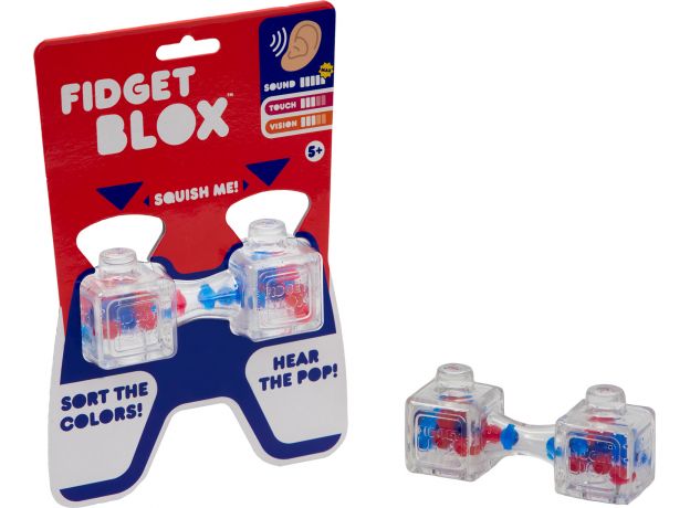 فیجت ژله‌ای Fidget Blox مدل آبی قرمز, تنوع: 931569-blue red, image