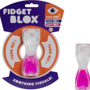 فیجت ژله‌ای ساعت شنی Fidget Blox مدل صورتی