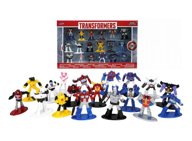 ست 18 تایی فیگورهای فلزی Transformers سری 1, image