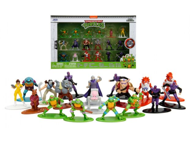 ست 18 تایی فیگورهای فلزی Teenage Mutant Ninja Turtles سری 1, image