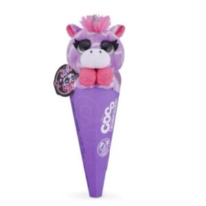 زیگی عروسک قیفی یونیکورن بنفش Coco Cones Neon