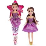 عروسک قیفی پرنسسی Sparkle Girlz مدل Princess با لباس بنفش, تنوع: 24105 - Princess Purple, image