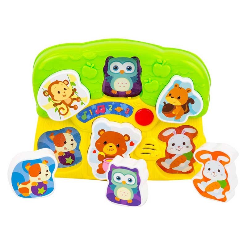 اسباب بازی جورچین و پازل حیوانات موزیکال Winfun مدل 00771