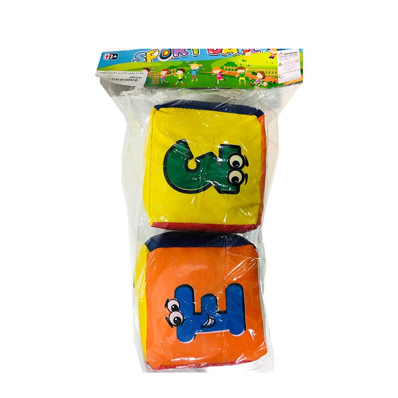 مکعب های پارچه ای کودک 2 عددی مدل 6243