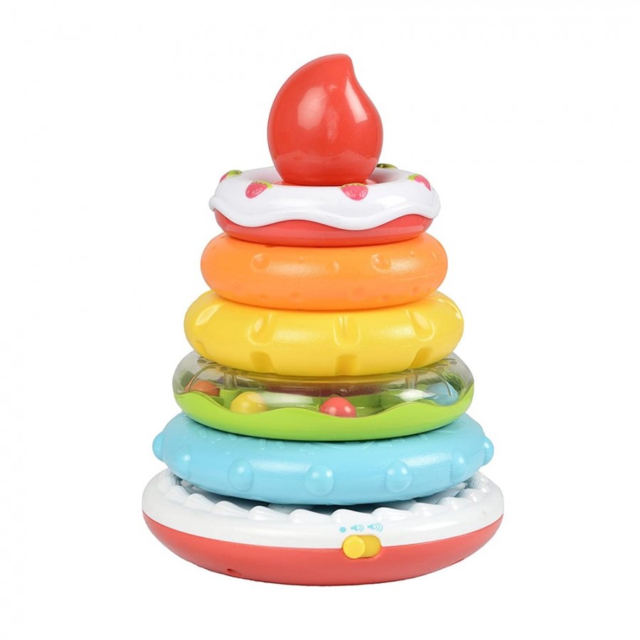 اسباب بازی موزیکال حلقه هوش و استوانه کیک تولد Winfun مدل 00730