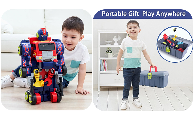 کامیون تبدیل شونده هولی تویز Huile Toys  