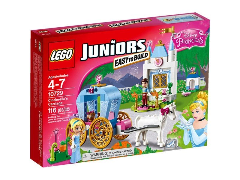 لگوي کالسکه سیندرلا سری JUNIORS برند LEGO كد 10729
