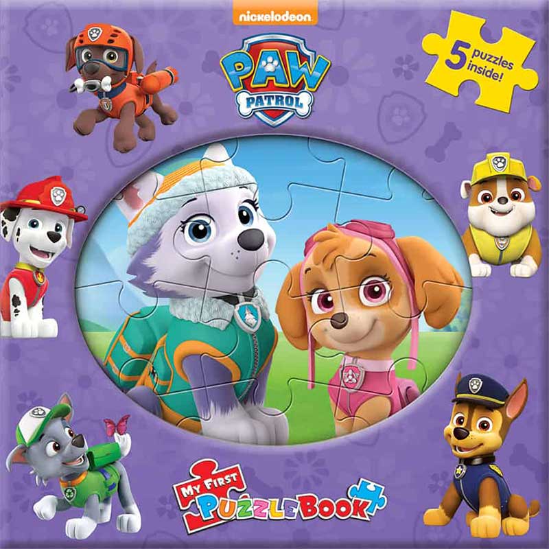 کتاب داستان پازلی سگ های نگهبان پاوپاترول puzzle book paw patrol کد 34577