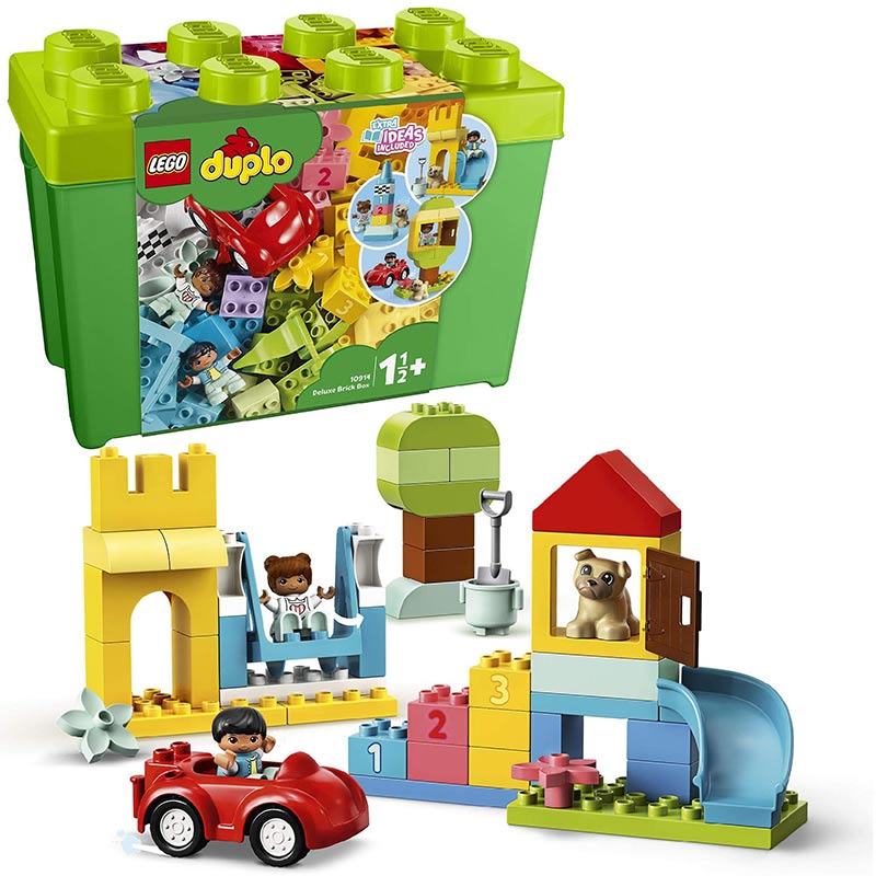 لگو دوپلو 85 قطعه مدل Lego Deluxe Brick Box کد 10914
