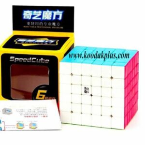 روبیک 6×6 برند کای وای استیکرلس QiYi 6×6×6 Stickerless