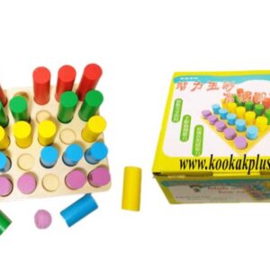 اسباب بازی چوبی استوانه اندازه گیری مونته سوری