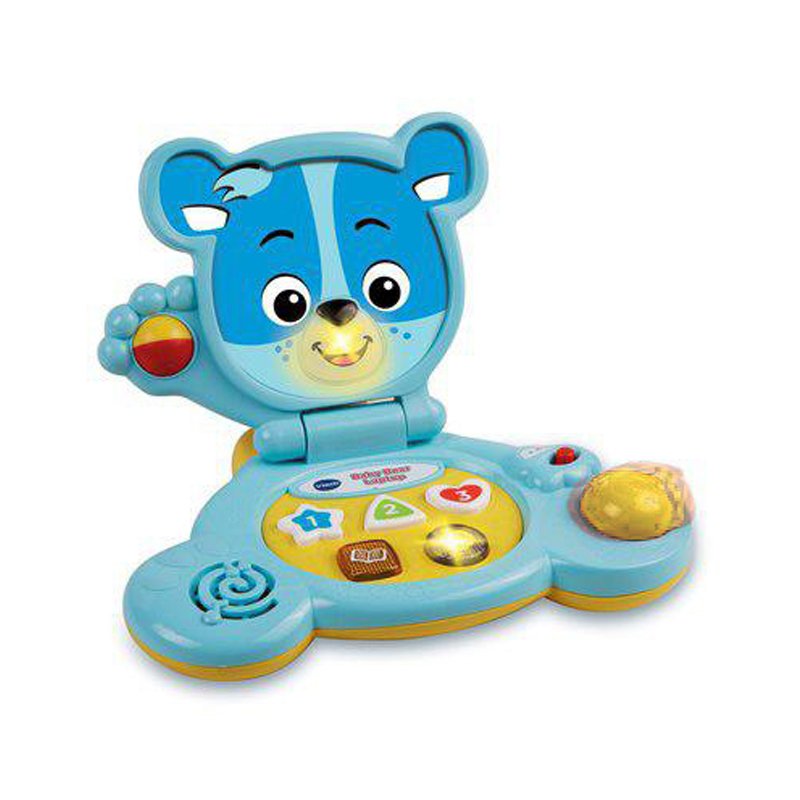 لپ تاپ آموزشی،هوش و سرگرمی خرسی وی تک مدل Baby bear Laptop vtech 144703