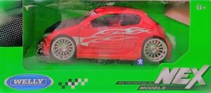 ماشین فلزی 206TUNING برند WELLY