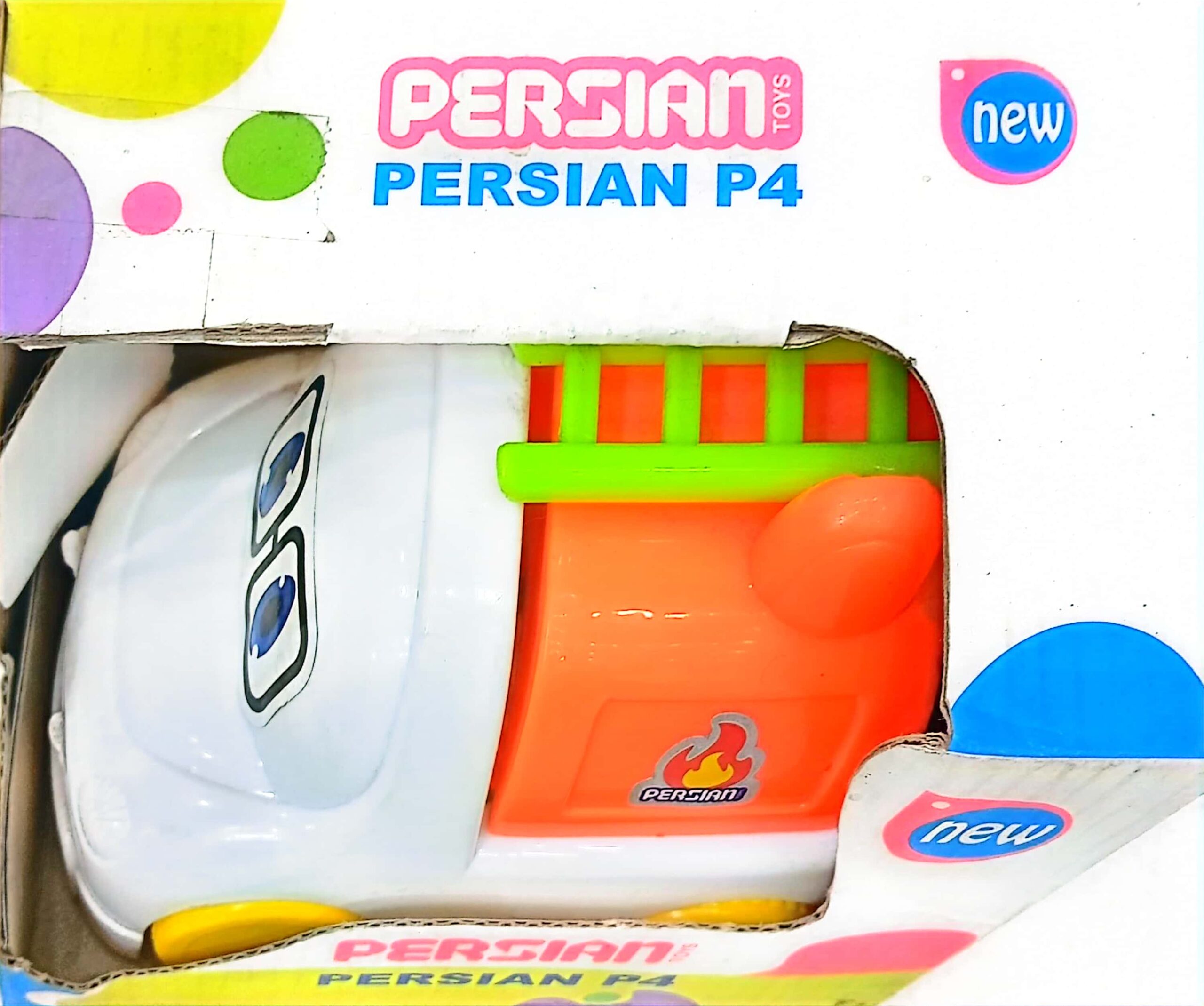 ماشین نقلی قدرتی فانتزی پرشین تک جعبهP4 ماتیا (۵۴)/۴۰۱ رنگ نارنجی