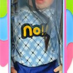 عروسک سیلیکونی هوشمند کد 239 - لباس وشلوار آبی