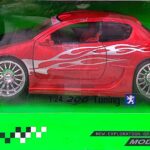 ماشین فلزی 206TUNING برند WELLY