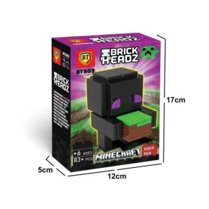 لگوی ماینکرفت ENDER-MAN برند بی تی  ( BRICK HEADZ) – کد BT503