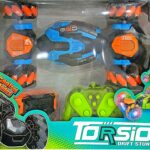 ماشین کنترلی چرخ کپسولی کد QX035 - آبی