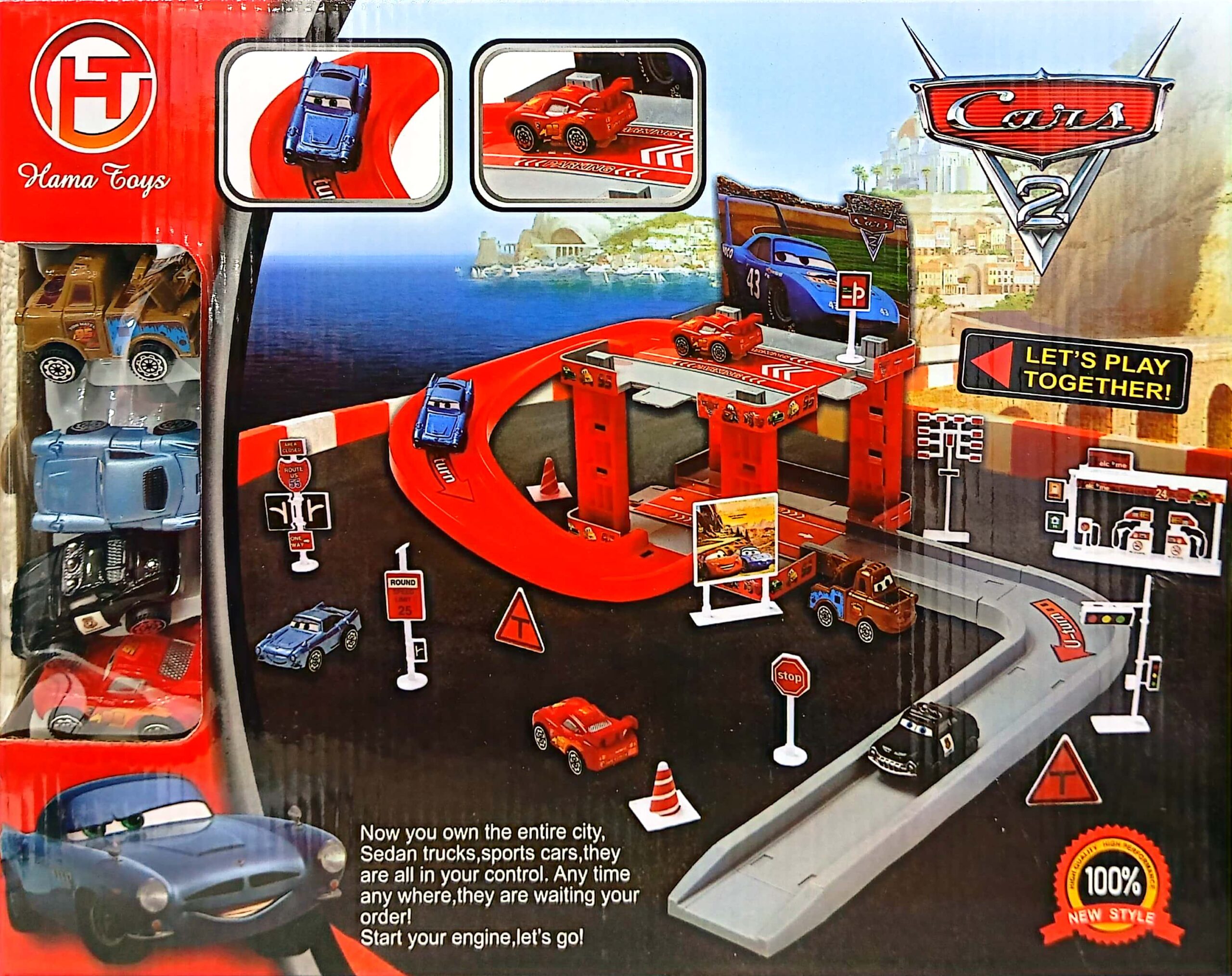 پارکینگ خودرومک کویین - کد HT01-A