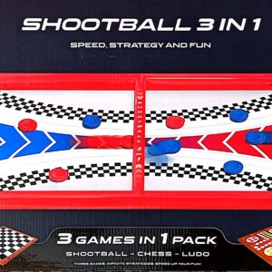 شوتبال 3 بازی (شوتبال،منچ،شطرنج) - SHOOTBALL 3 IN 1