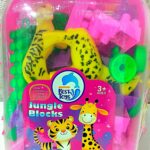 لگوی چمدانی BEST TOYS کیفیت عالی - 76قطعه صورتی