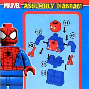 لگو شخصیت Spiderman برندBT – کد 9009