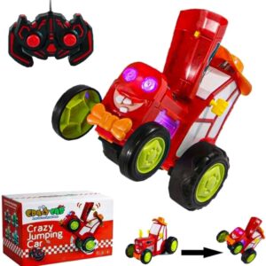 ماشین تراکتور دیوانه شارژی چراغدار CRAZY CAR - کد 2101A