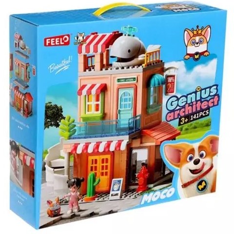 لگو خانه عروسکی 141 قطعه فلو - کد FEELO GENIUS ARCHITECT- 1810