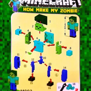 لگوی ماینکرفت ZOMBIE برند TOY STORY – کد M003