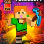 لگوی ماینکرفت ALEX برند TOY STORY با تبر – کد M002