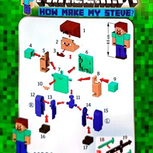 لگوی ماینکرفت STEVE برند TOY STORY با شمشیر – کد M001