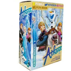 پازل دایره ای 20 تکه طرح فروزن1 frozen (بهمراه استیکر و پیکسل)Athena -آتنا -مارکاتویز