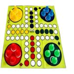 بازی منچ و مارو پله پارچه ای - پارس - مارکاتویز