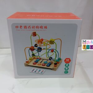 بازی چوبی متحرک مهره ها - کد 432-مارکاتویز