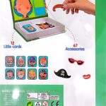 كتاب چوبی مغناطیسی تغییر نقش - کد ma48 - مارکاتویز