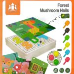 دکمه چین چوبی جنگل حیوانات - کد ZKB 916-مارکاتویز