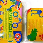 پازل دو قوطی فلزی اشکال - کد ma70-مارکاتویز