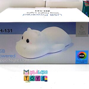 چراغ خواب سیلیکونی اسب آبی - کد 131-مارکاتویز