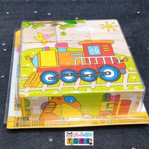 پازل چوبی 6 وجهی - کد R175-مارکاتویز