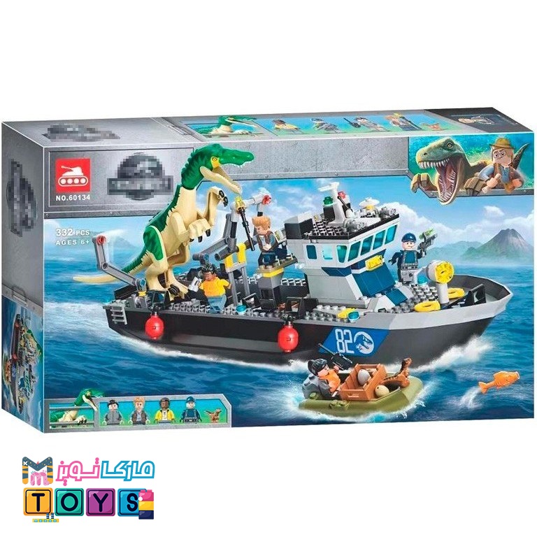 لگو فرار از قایق دایناسور باریونیکس - کد 60134-مارکاتویز